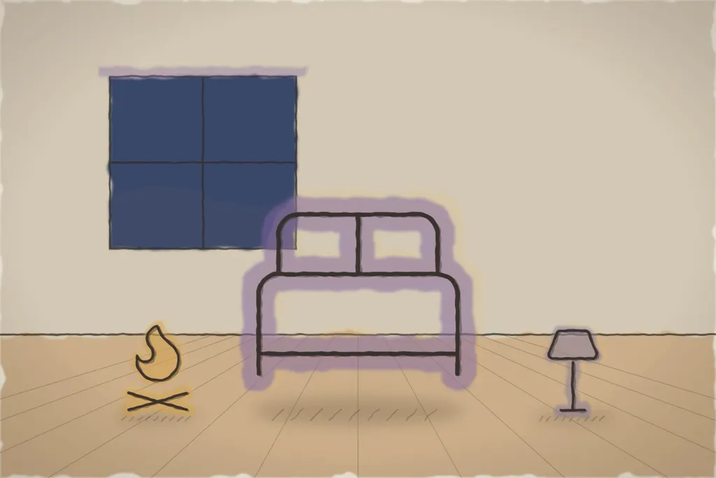 Șura din livadă, transformată în studio pentru doi (ilustrație)